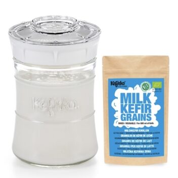 Kefirko ミルクケフィア（乾燥グレインズ 1g）・スターターキット 848ml（カラー選択）