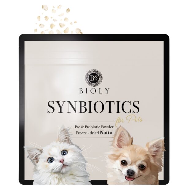 【SYNBIOTICS for Pets】ペットの腸活ふりかけ・おやつ 40g 無添加《小型犬・猫:約40日分、中型犬:約20日分、大型犬:約13日分》